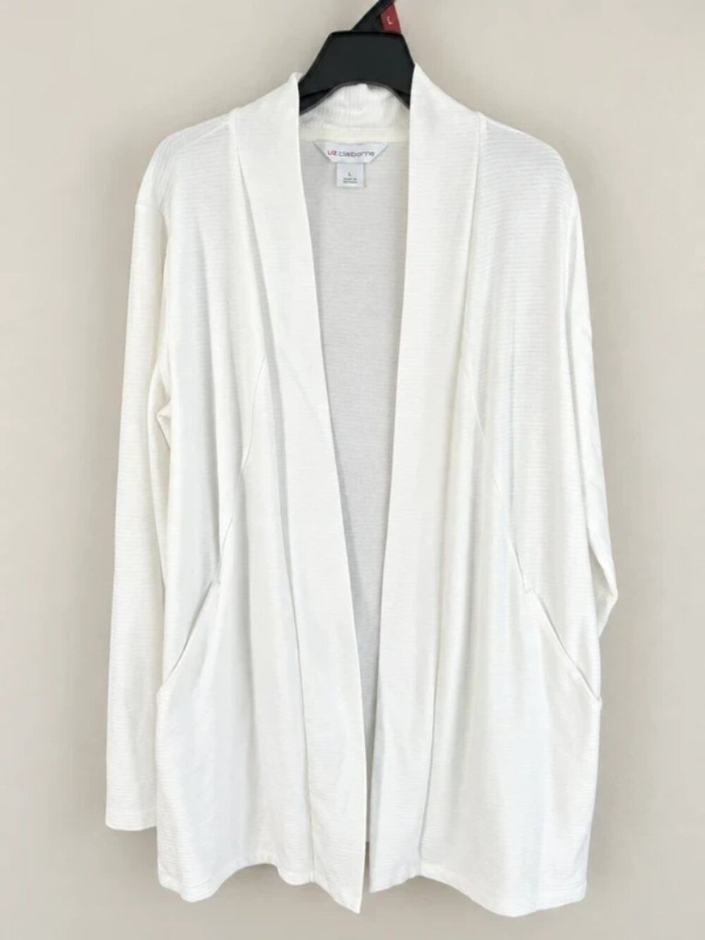 Liz Claiborne Cardigan - Ribbed (Large)